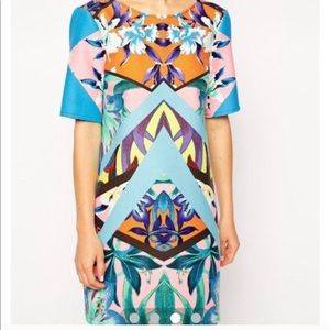 ASOS Multicolored Shift Dress